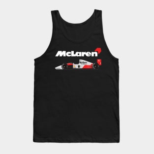 Ayrton Senna's McLaren Honda MP4/6 Illustration Tank Top